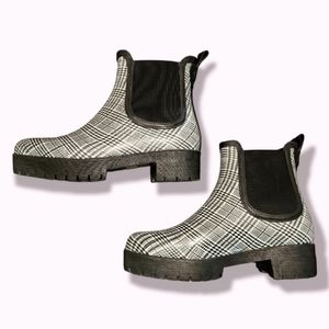 Jeffrey Campbell "CLOUDY" Chelsea style chunky rain boot